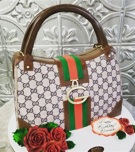 gucci handbag cake